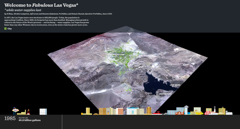 Illustration for article titled Watch Las Vegas' Population Boom As Its Primary Water Source Drains
